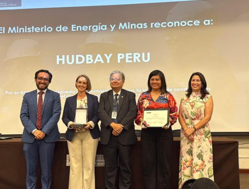 Hudbay recibe reconocimiento del MINEM por impulsar participación femenina en el sector minero peruano