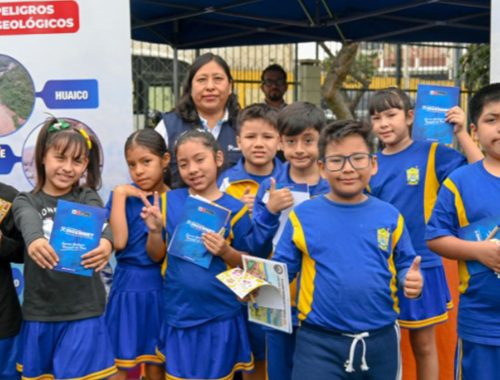 Ingemmet participa en feria sobre gestión de riesgos y prevención de desastres en Lima
